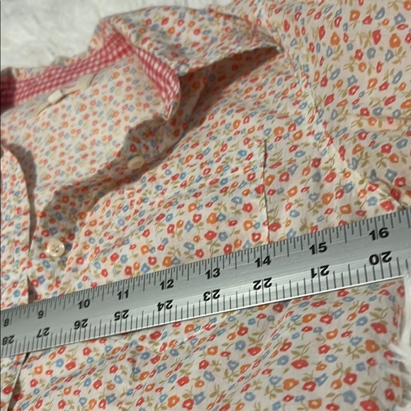 Cherokee Floral Long Sleeve Shirt Size Small - Picture 5 of 7